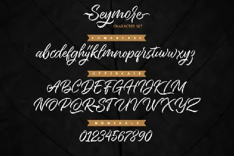 Seymore Brush font