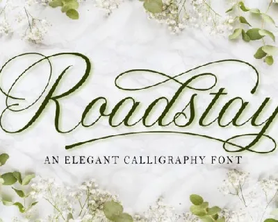 Roadstay Calligraphy font