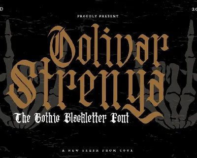 Oolivar Strenya font