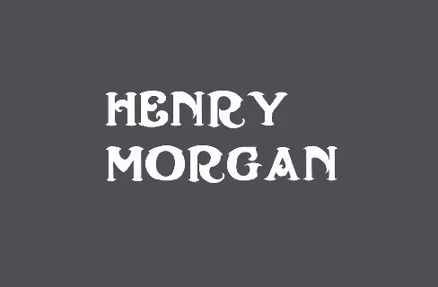 Henry Morgan font