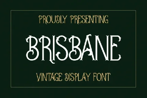 Brisbane font