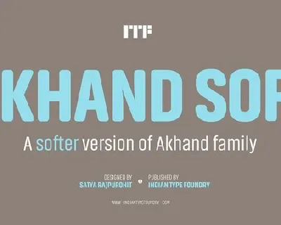 Akhand Soft Family font