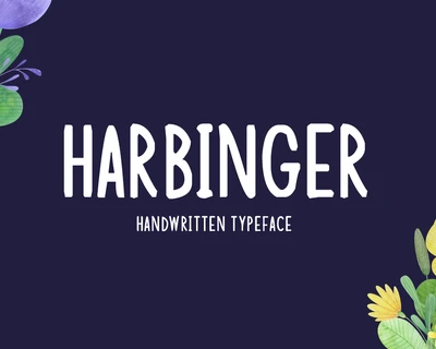 Harbinger font