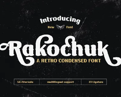 Rakochuk font