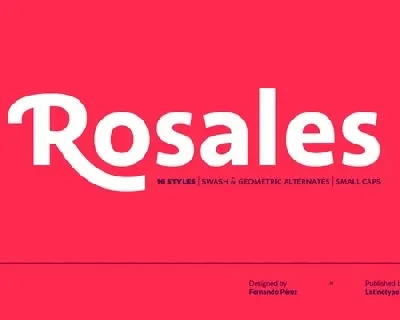 Rosales Family font