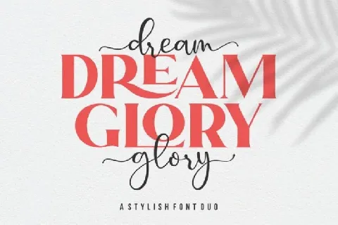 Dream Glory font