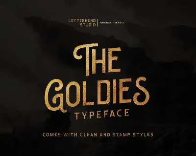 The Goldies Display font