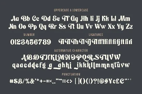 Nefida font