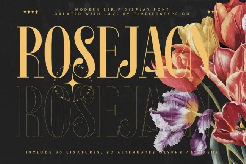 Rosejacn Serif font