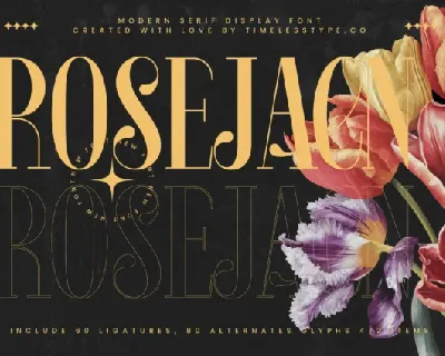 Rosejacn Serif font