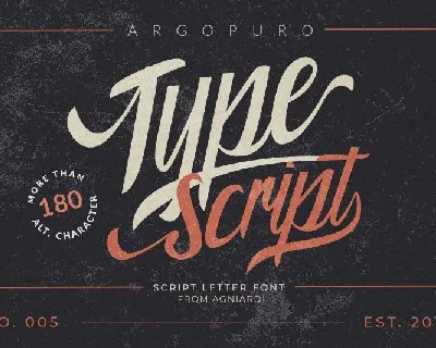 Argopuro Script font