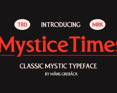 Mystice Times font