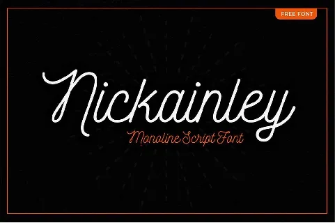 Nickainley font