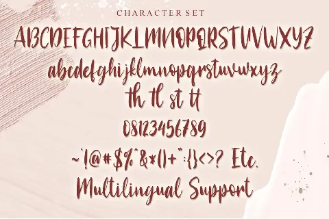 Justnithe - Personal Use font