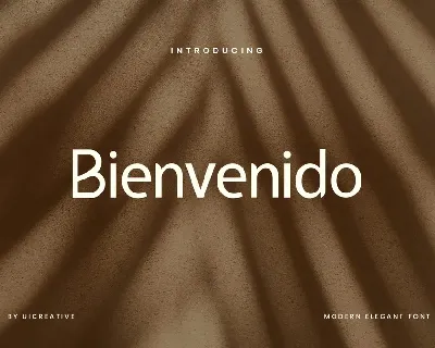 Bienvenido font