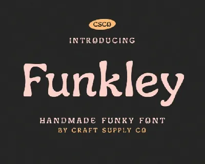 Funkley font