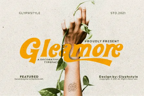 Gleamore font