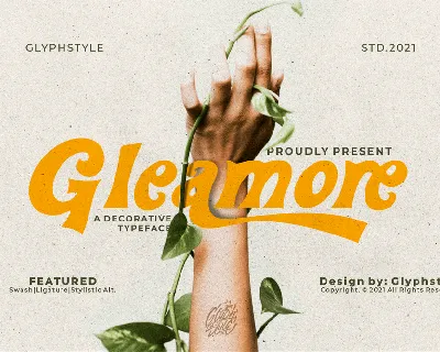 Gleamore font