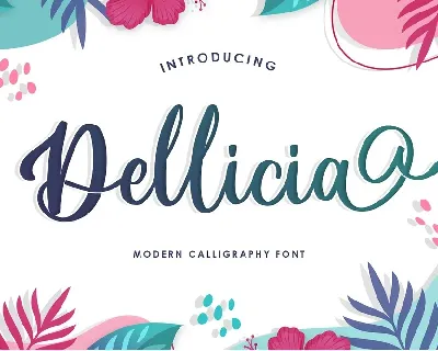 Dellicia font