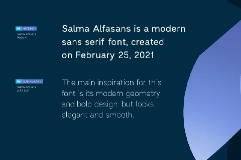 Salma Alfasans Family font