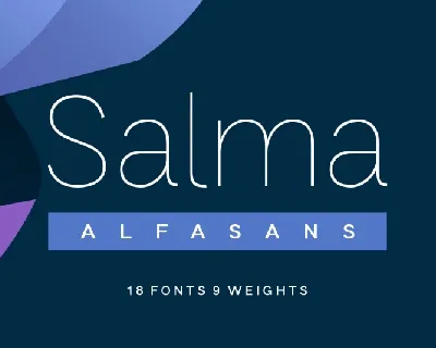 Salma Alfasans Family font