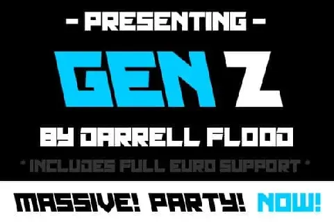 Gen Z Display font