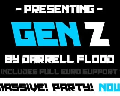 Gen Z Display font