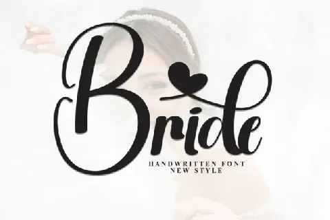 Bride Script font