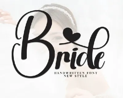 Bride Script font