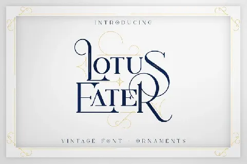 Lotus Eater font