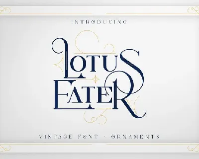 Lotus Eater font