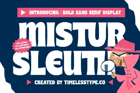 Mistur Sleuth Sans Serif font