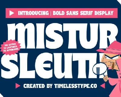 Mistur Sleuth Sans Serif font