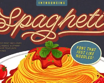 Spagheti Script font