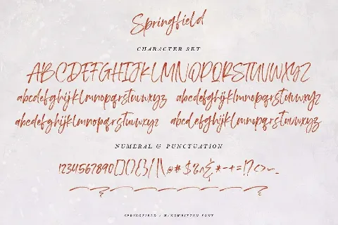 Springfield font