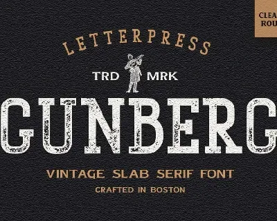 Gunberg font