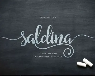 Saldina Free font