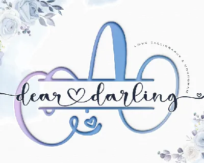 dear darling font