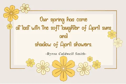 Simply Spring - PERSONALUSE font