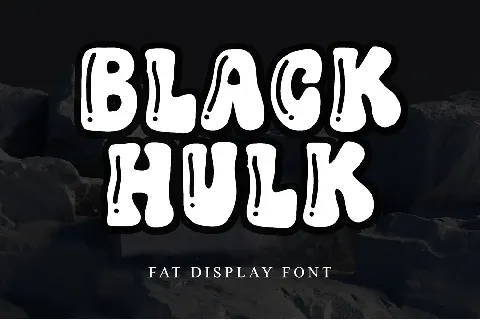 Black Hulk font