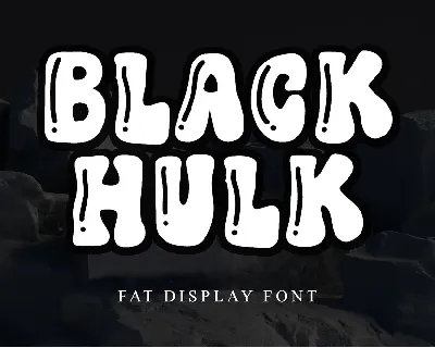 Black Hulk font