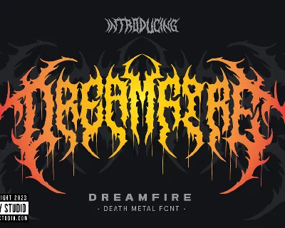 Dreamfire font