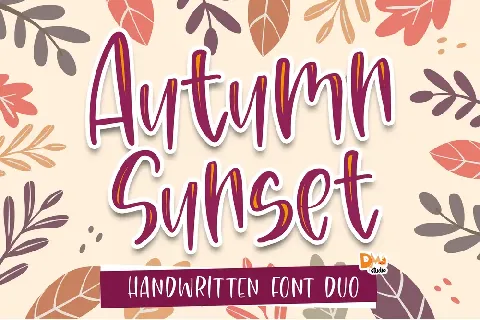 Autumn Sunset font