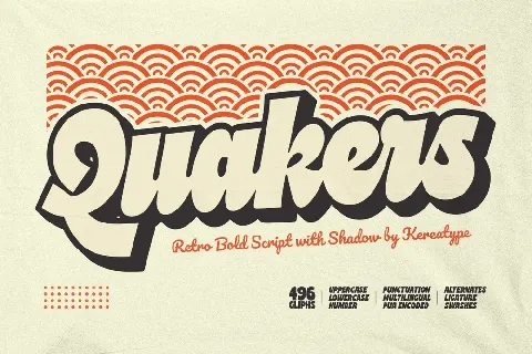 Quakers Demo font