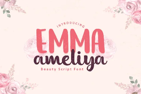 Emma Ameliya font