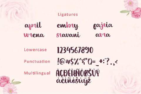 Emma Ameliya font