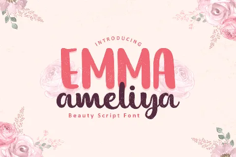 Emma Ameliya font