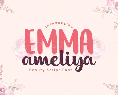 Emma Ameliya font
