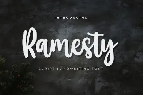 Ramesty Script font