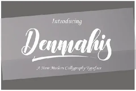 Denmahis Script font